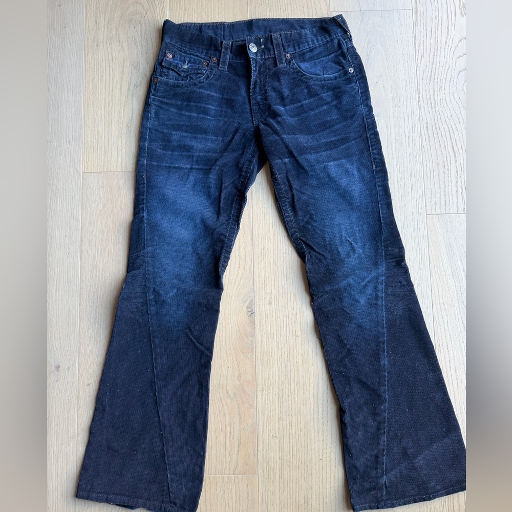 True Religion Men's Indigo Bootcut Jeans